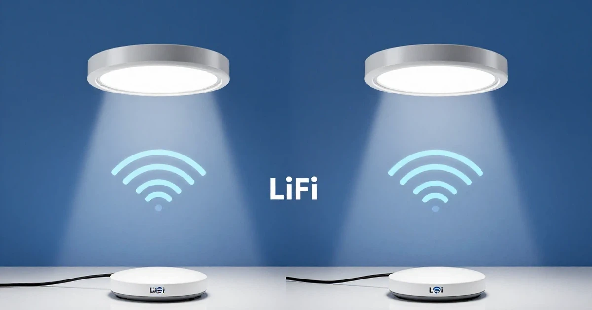 LiFi vs WiFi Beleuchtung: Ein B2B-Einkaufsleitfaden für vernetzte Beleuchtungstechnologien